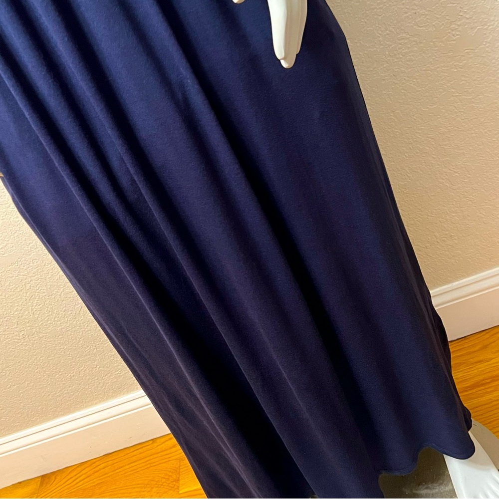 Pink Blush Navy Blue Lace Maxi Dress - Picture 12 of 16